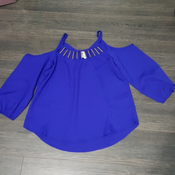 Royal Blue Blouse - Picture 1 of 4